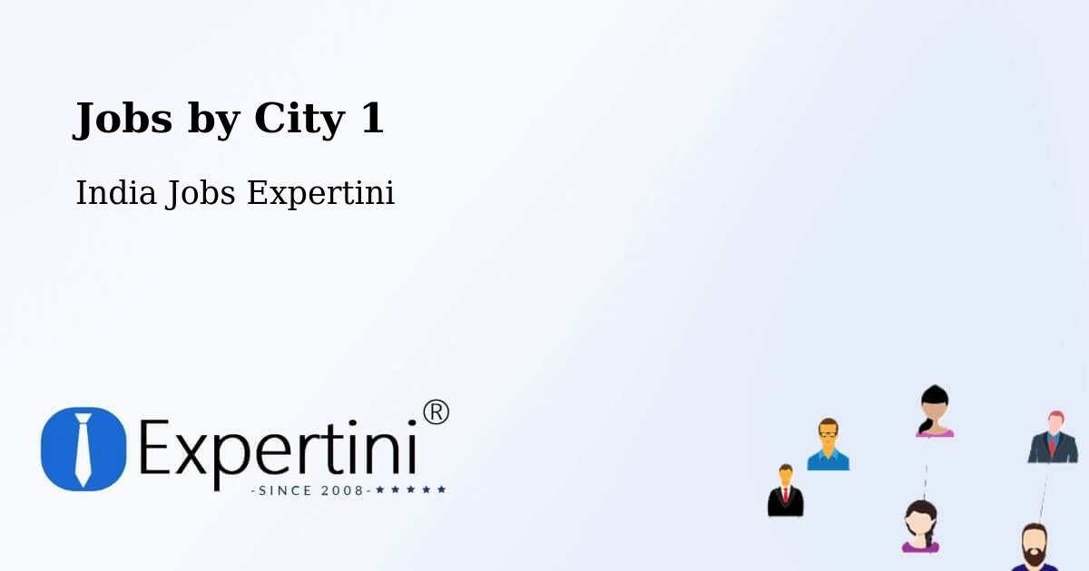 City Jobs in India - Expertini